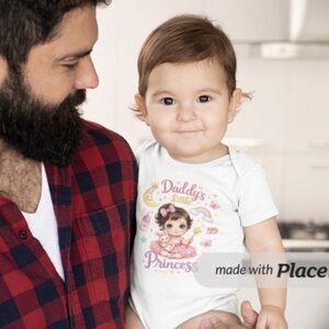 Daddy’s Little Girl Princess Custom Onesie